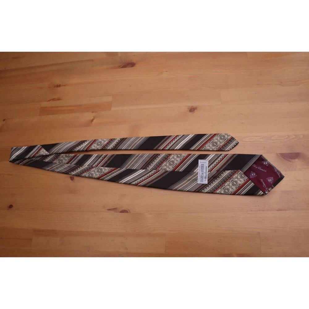 Vintage Oleg Cassini Hughes & Hatcher Necktie - Picture 4 of 10